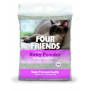 Baby Powder Kattsand 14 kg Four Friends
