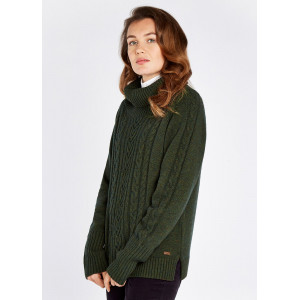 Dubarry Kennedy Knitted Sweater stickad damtröja olive green