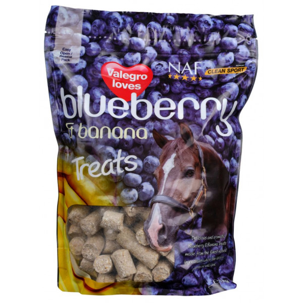 NAF Hästgodis Blueberry & Banana 1 kg