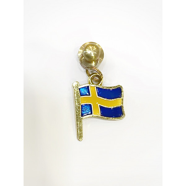 Lyckoamulett Sverige flagga stor