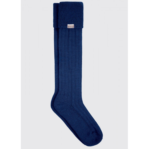 Alpaca Wool Long Socks Dubarry navy blue marinblå