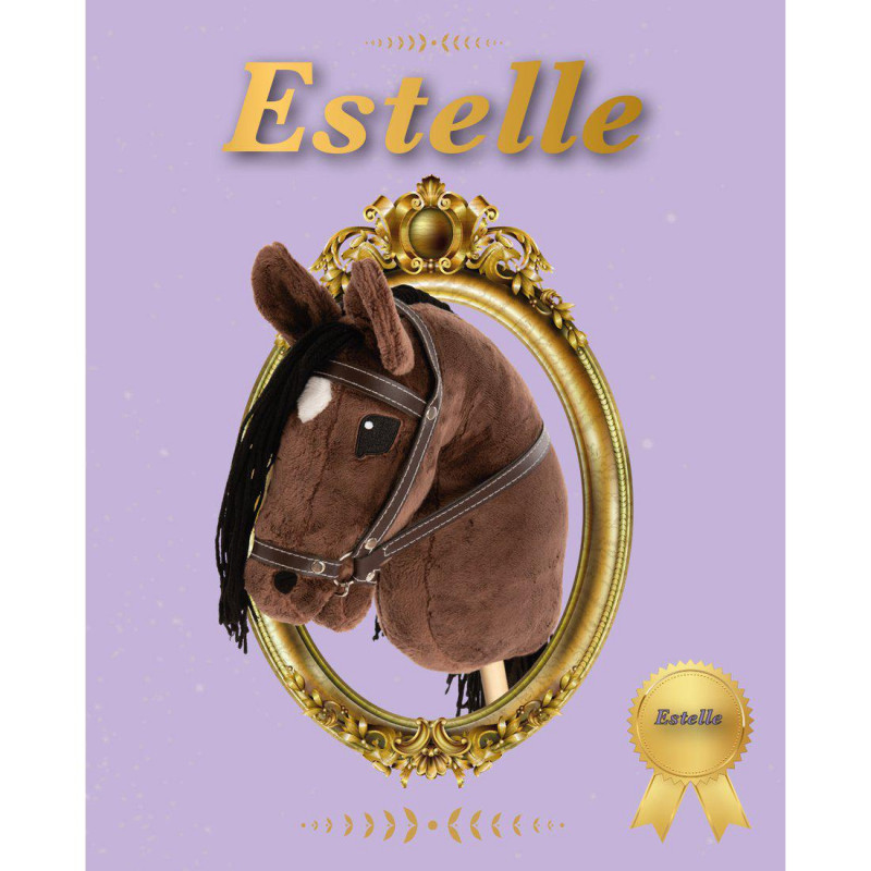 Käpphäst Estelle brun med stjärn