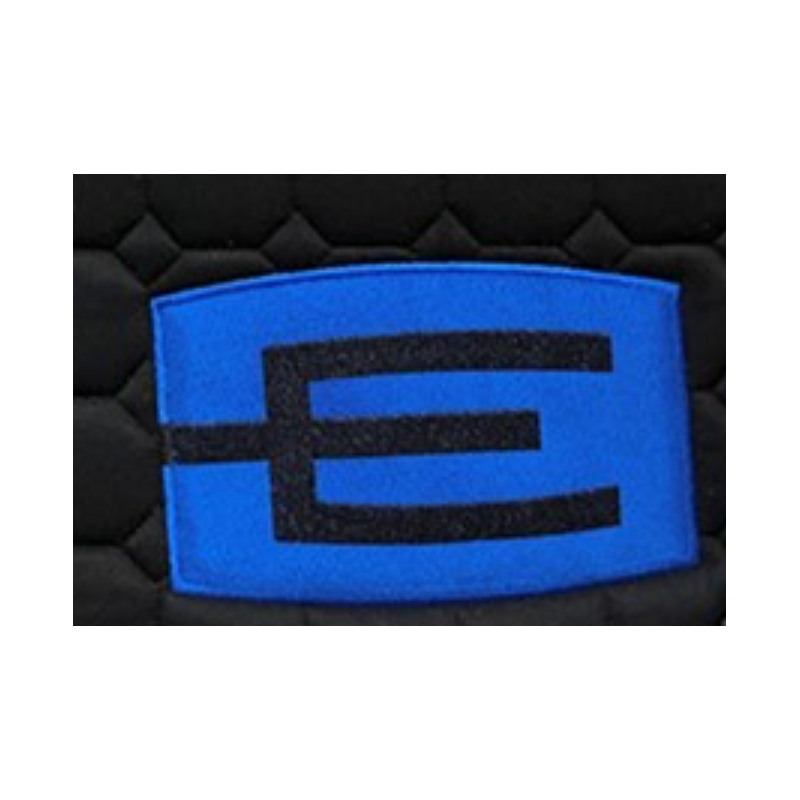 Equiline Octagon hoppschabrak med E-logga & en passpoil & kantband