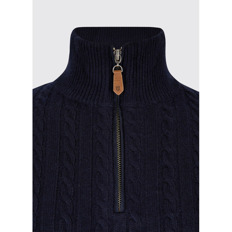 Dubarry Cronin stickad tröja med zip-krage unisex