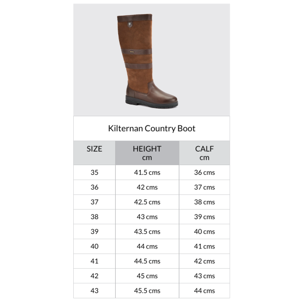Kilternan fur lined Country Boots Dubarry storlekar